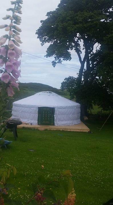 The Yurt Hotell Isle of Gigha Exteriör bild